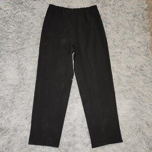 Black Creased Dress Pant